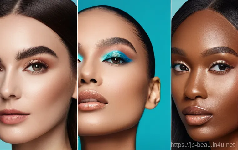 뷰티컨설턴트 초보자를 위한 팁 - Here are three detailed image prompts in English, designed to capture the essence of a beauty adviso...