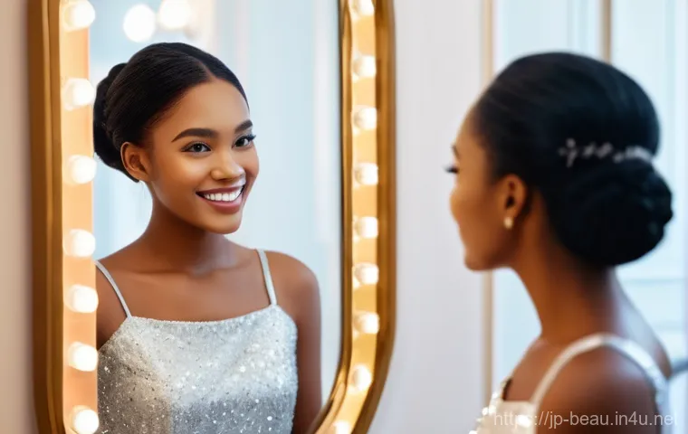 뷰티컨설턴트 새로운 직업군 소개 - A professional female beauty consultant, mid-30s, with a warm and approachable smile, wearing stylis...