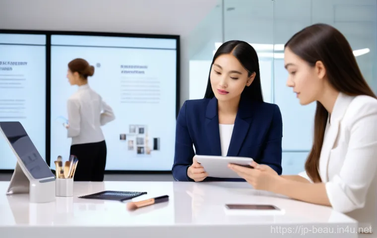 뷰티컨설턴트 이직 시 고려사항 - **Prompt:** A heartwarming interaction between a compassionate beauty consultant and a satisfied cus... 뷰티컨설턴트 이직 시 고려사항 - **Prompt:** A heartwarming interaction between a compassionate beauty consultant and a satisfied cus...