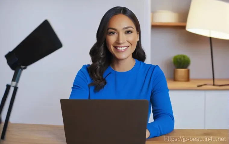 뷰티컨설턴트 국내외 시장 비교 - A dynamic and diverse female beauty consultant, in her late 20s to early 30s, with a vibrant, confid...