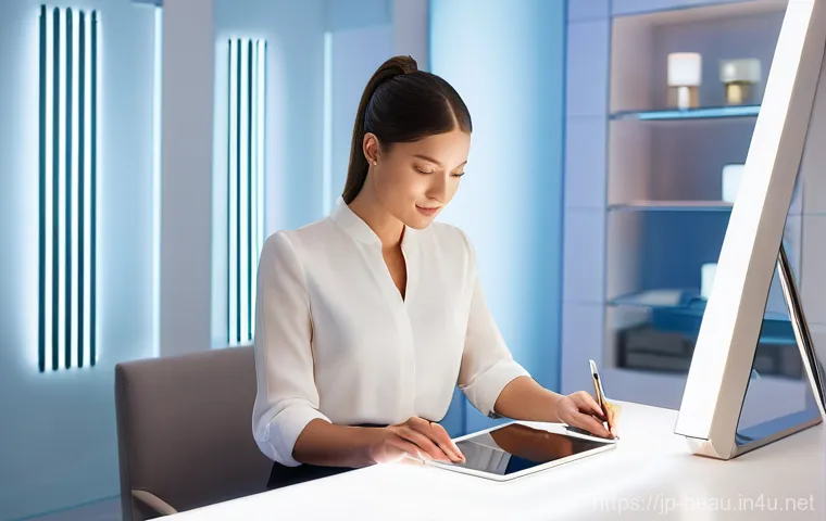 뷰티컨설턴트 협업 프로젝트 사례 - **Prompt:** A modern, brightly lit beauty consultation room. A professional female beauty consultant...