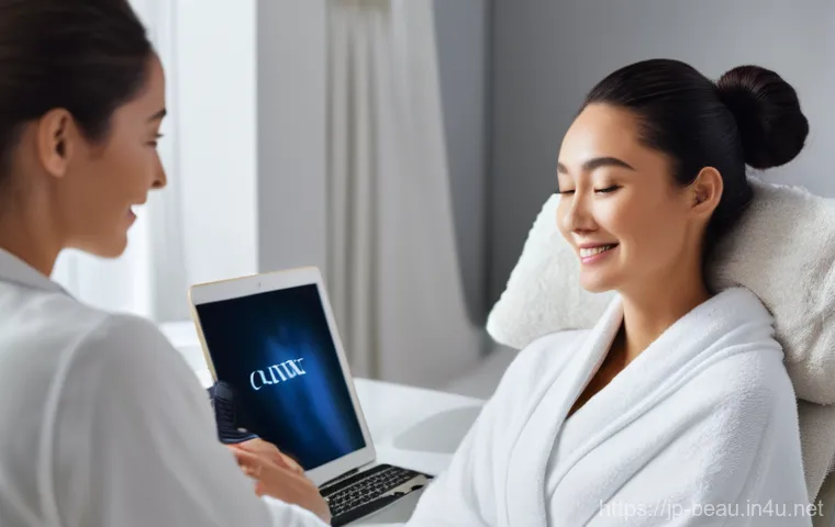 뷰티컨설턴트 협업 프로젝트 사례 - **Prompt:** A modern, brightly lit beauty consultation room. A professional female beauty consultant...