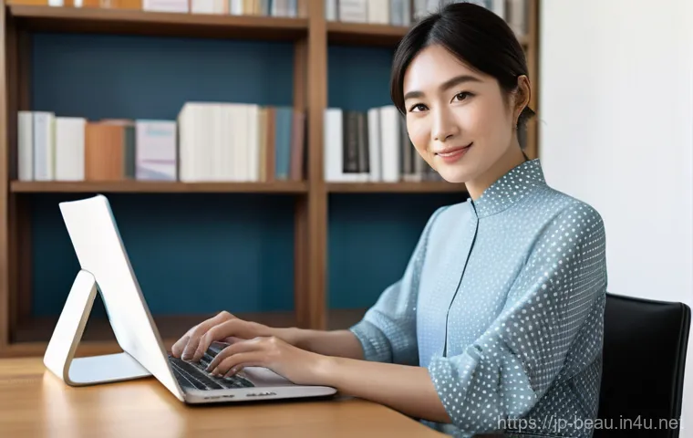 뷰티컨설턴트 비대면 상담 기술 - **AI Home Skincare Analysis**: A young adult Japanese woman, dressed in comfortable yet stylish loun...