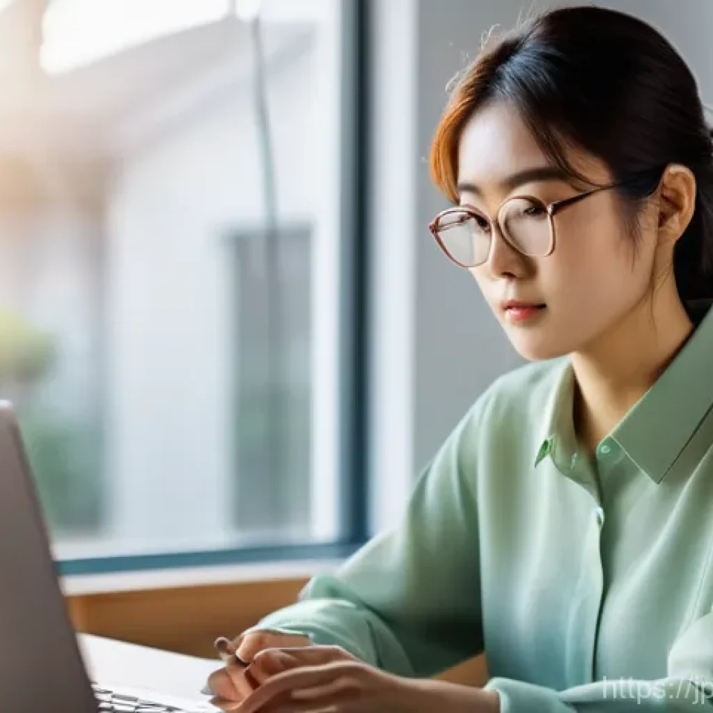 뷰티컨설턴트 관련 연구 자료 찾기 - **Prompt:** A beautiful, determined young Japanese woman in her late 20s, dressed in a smart, profes...