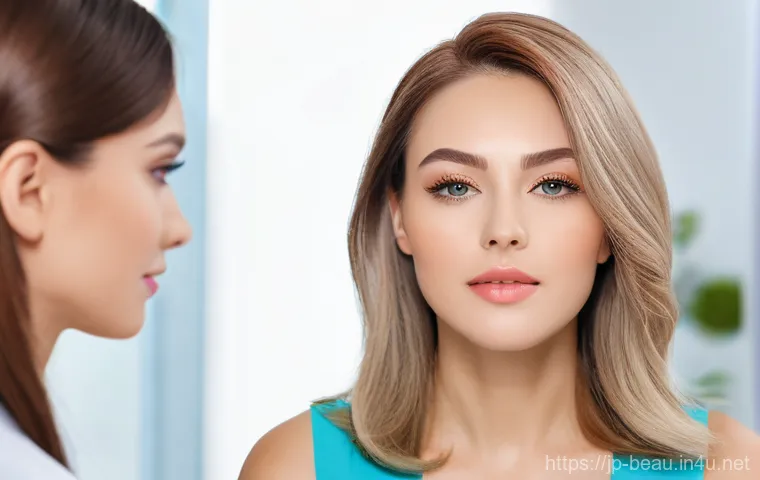 뷰티컨설턴트 산업 이슈 분석 - Here are three detailed image prompts for generating images related to the evolving role of beauty c...